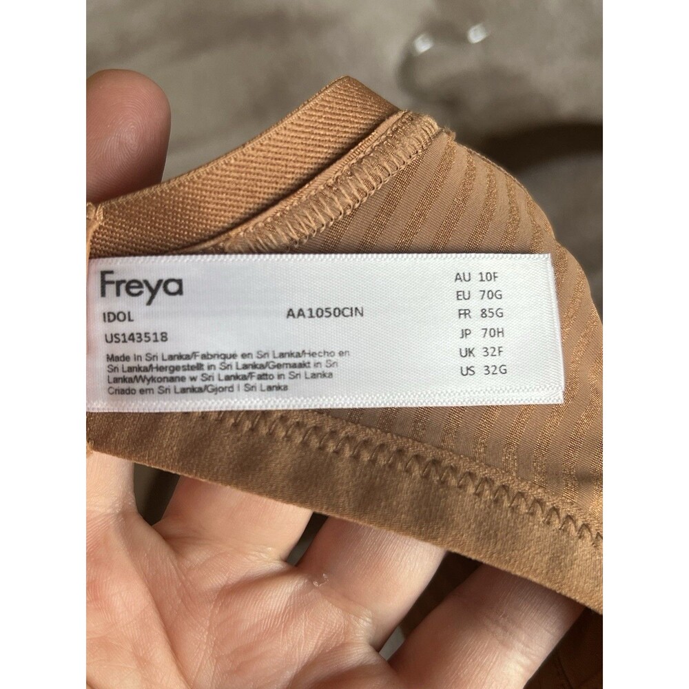 Freya Tan Ribbed Underwire Bra - Picture 6 of 7